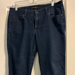 Women's Calvin Klein Power Stretch Straight Leg Jeans, Size 12